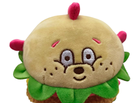 Mascotte de restaurant Hamburger, jouet en peluche super doux en coton PP, personnage alimentaire personnalisé, poupée en peluche avec visage brodé et estampage doré