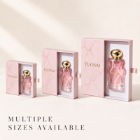 Flacon de parfum vide en verre mat de luxe avec placage dégradé, 100 ml, forme ondulée, rechargeable, avec pulvérisateur à pompe et capuchon doré, et diffuseur à bâtonnets