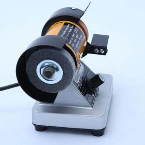 Meuleuse d'établi pour polissage, meulage du jade, travail du bois, gravure de bijoux, avec meule abrasive, machine de tournage - Product Image 5