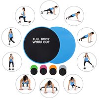 Alta calidad portátil 2 doble cara Abs elástico Fitness entrenamiento ejercicio Core Sliders discos deslizantes