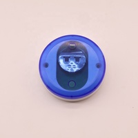 Mini Interruptor Remoto Inalámbrico de Plástico con Botón Único, Batería CR2032, Diseño Visible, Indicador LED, Función de Temporizador de Privacidad, Inteligente
