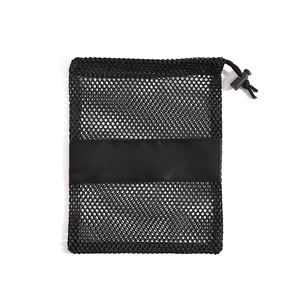 Đa chức năng màu đen Lưới rỗng dây kéo lưu trữ túi lặn Polyester dây kéo Ba Lô Túi - Product Image 4