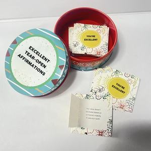 Carte da Gioco Personalizzate OEM con Stampa su Cartoncino Duplex e Carta da Giornale, Citazioni Motivazionali e Saggezza Ispirante - Product Image 5