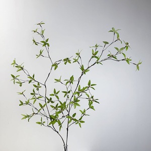 Ramas de granada artificiales de 100cm-200cm, ramo de hojas decorativas para el hogar, sala de estar, arreglo de mesa - Product Image 1