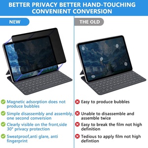 Protector de pantalla magnético extraíble y reutilizable para ipad, protector de pantalla de privacidad de 10,9 pulgadas para iPad Air 4/Air 5 y iPad Pro de 11 pulgadas (<span class=keywords><strong>2020</strong></span>/2022) - Product Image 4