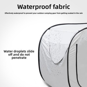 Tente de confidentialité instantanée pour l'intérieur/l'extérieur, plage, occultante, anti-moustiques, <span class=keywords><strong>imperméable</strong></span>, quatre saisons, <span class=keywords><strong>abri</strong></span> pour une personne, 210T - Product Image 4