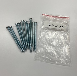 Tornillos Autoperforantes M4.2 x 75mm Cabeza Plana, CR3+ Zincados, Tornillo para Techos, Acero al Carbono C1022, Homn Reen - Product Image 6