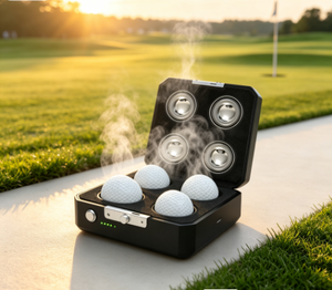 Boîte chauffante pour balles de golf, avec batterie intégrée, résistante aux chocs, support de rangement portable à 4 emplacements pour jeu de golf en plein air, vente directe d'usine - Product Image 3