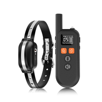 1000M Ferngesteuertes Hundetrainingshalsband 3 Trainingsmodi Wiederaufladbar USB IP67 Wasserdicht Vibration Elektroschock gegen Bellen