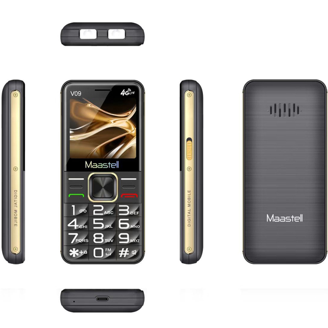Hot Selling Ready Stock 2025 V09 Qwerty Keypad 4g Dual Sim Phones
