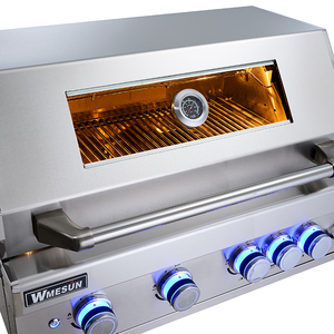 Barbecue à gaz moderne en acier inoxydable pour l'extérieur Style de cuisine villa intégrée - Product Image 4