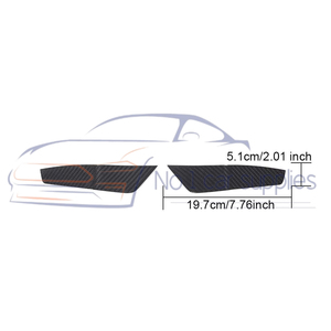 Décoration de pare-chocs avant <span class=keywords><strong>ABT</strong></span> en fibre de carbone de haute qualité 2020-2023, ensemble de 2 pièces, adapté aux <span class=keywords><strong>RS6</strong></span> 7 - Product Image 3