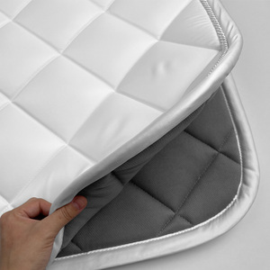<span class=keywords><strong>Tapis</strong></span> de Selle <span class=keywords><strong>d</strong></span>'Équitation Respirant et Personnalisable de Haute Qualité pour Dressage de Chevaux Blancs – Couverture Douce pour Chevaux - Product Image 3