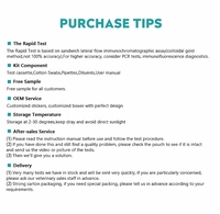 Kit de diagnostic rapide Canis contre Chw/Ana/Lyme/Ehr/LshTest pour la maladie de la dirofilariose (Borrelia) et les anticorps de la leishmaniose
