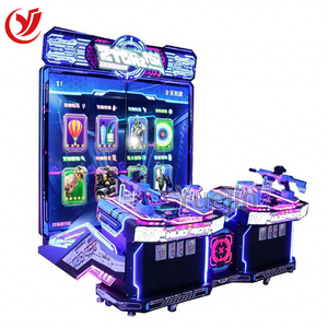 Máquina de Juego Arcade de Tiro con Monedas para Interiores, <span class=keywords><strong>Simulador</strong></span> de Pistola, Construcción de Metal y Plástico, en Inglés, 1 Año de Garantía, para Locales de Entretenimiento - Product Image 1