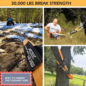 Heavy Duty 3 "X 20 Ft <span class=keywords><strong>Off</strong></span> <span class=keywords><strong>Road</strong></span> accessori del carro attrezzi di recupero cinghia di traino uso per emergenza traino fune - Product Image 6