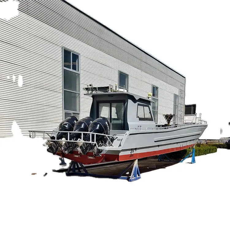 8m-30m סגסוגת אלומיניום 5083 יאכטה/סירה/ספינה במהירות גבוהה עם מנוע בנזין או דרב סירה חשמלית