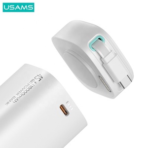 Banque d'alimentation portable USAMS CD216 la plus petite avec <span class=keywords><strong>PD</strong></span> <span class=keywords><strong>45W</strong></span>, double sortie, charge rapide avec câble, 18000 mAh - Product Image 5