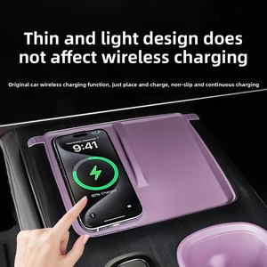 Großhandel Grenzüberschreitende Silikon-Ladematte für Neuen Xiaomi SU7 Rutschfeste Mittelkonsolen-Getränkehalter-Matte - Product Image 2