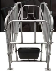 Nouvelle cage de mise bas pour porcs gestantes, équipement d'élevage, acier galvanisé à chaud, longue durée de vie - Product Image 6