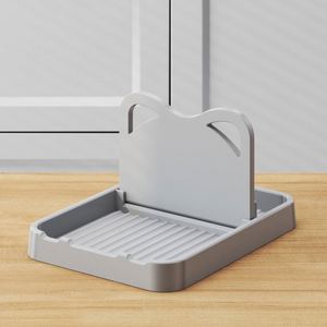 Égouttoir multifonctionnel en plastique pour couvercles de casseroles, support de rangement non pliable pour comptoir de cuisine, type sur pied - Product Image 3