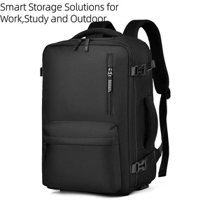 Sac à dos pour ordinateur portable en nylon personnalisé de 46 L, fermeture éclair, imperméable, compartiment anti-chaussures pour les étudiants américains, voyages scolaires, mode - Product Image 3