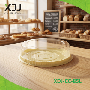 Contenedor Redondo Transparente para Pasteles XDJ-CC-85L para Empacar Alimentos - Product Image 1