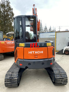 Mini-excavatrice sur chenilles Hitachi ZX50U d'occasion, 5 tonnes, moteur ISUZU d'origine du Japon, modèle 2024, garantie 1 an, moteur en parfait état - Product Image 4