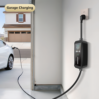 Pengisi daya mobil elektrik portabel e-ming, pengisi daya EV portabel 16A 3,5kw tipe 2 GBT tipe 1 tesla