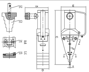 Fabricante Profesional BFS-14, Separador de Bridas Hidráulico Compacto Integrado de 14 Toneladas, Tipo Dividido, para Operaciones en Espacios Estrechos - Product Image 3