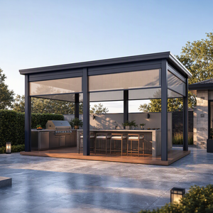 <span class=keywords><strong>Pergola</strong></span> motorisée 3x3 3x4 4x4 3x6 4x6 6x3 6x4m en aluminium, <span class=keywords><strong>pergola</strong></span> extérieure pour villa - Product Image 4