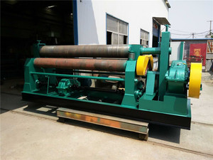 เครื่องรีดเหล็กแผ่นไฮดรอลิกขายดี เครื่องรีดโลหะ 3 ลูกกลิ้ง สำหรับดัดเหล็กแผ่น รุ่น W12 Sh - Product Image 5
