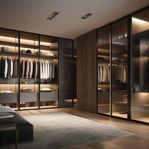 Modern High Quality Custom Bedroom <b>Wardrobe</b> Eco-Friendly <b>Large</b> Capacity Multifunctional Storage - Product Image 6