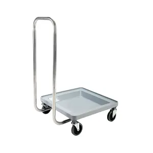 Glass trolley storag rack dolly trolley with handle cn jd sgs nsf rd02 53 53 92