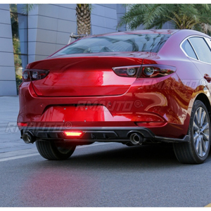 สำหรับ Mazda 3 Axela 2020+ ชุดแต่งกันชนหลัง ลิปสปลิตเตอร์ ดิฟฟิวเซอร์ ชุดแต่งตัวถังรถยนต์ ฝาครอบป้องกันกันชน อุปกรณ์ตกแต่งรถยนต์ - Product Image 5