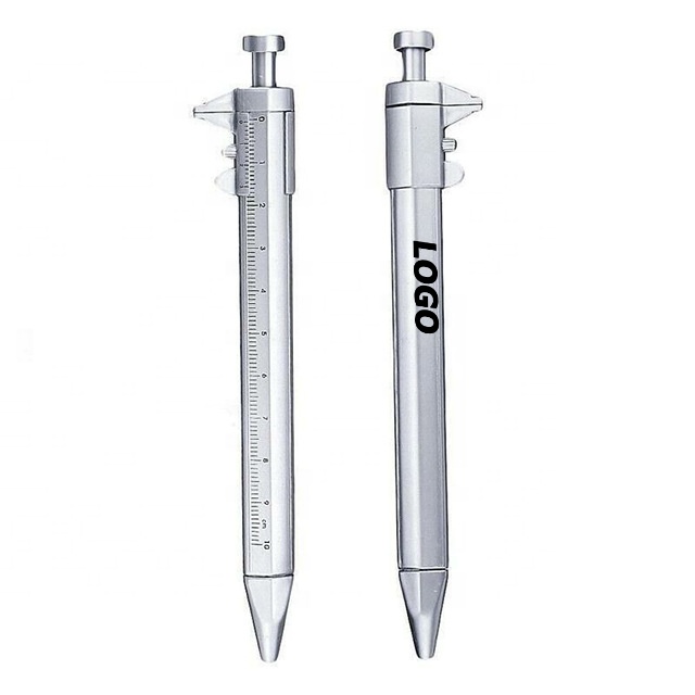 Custom Ballpoint Pen Vernier Caliper 10cm Metric Shock-proof Multifunctional Measuring Tool for Dimensional Accuracy