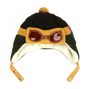 Sombrero SH-1027 Ushanka para niños Otoño Invierno terciopelo cálido sombrero de piloto para bebé niño lindo estilo de personaje para fiestas - Product Image 4
