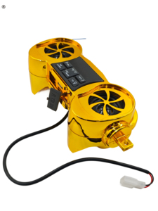 Altavoz de motocicleta de calavera de diseñador adecuado para varios modelos de motocicleta <span class=keywords><strong>MP3</strong></span> multifuncional a prueba de agua - Product Image 6