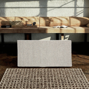 Modern Style Soft Textured Boucle Finish Medium Pile Loop Reversible Hand-Woven Cotton/Wool Blend Speckled Thick Bobble Home - Product Image 3