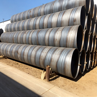 Tuyau soudé par arc submergé en spirale (SSAW) au prix d'usine - Certifié ISO9001, différentes tailles disponibles pour usage structurel et de pieutage