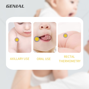 ميزان حرارة رقمي للأطفال عالي الحساسية وسريع القراءة ومقاوم للماء، مع مسبار مرن للاستخدام الفموي/تحت الإبط/شرجي، مصنوع من البلاستيك المتين - Product Image 4
