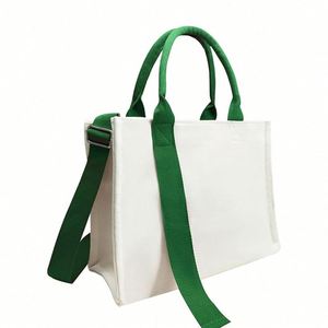 New Arrival Luxury Beach <b>Bag</b> Heavy Duty Laminated Solid <b>Canvas</b> Tote <b>Bag</b> with Shoulder Strap and Handle - Product Image 1