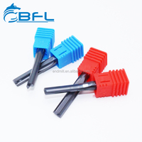 2 Fresas rectas de carburo de tungsteno para grabado CNC en madera, herramienta de corte y tallado de MDF BFL