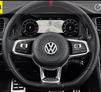 Livraison rapide, palettes de changement de vitesse en carbone pour Golf R Mk7.5, extensions de palettes de changement de vitesse en fibre de carbone, hyundai Verna 2024, palettes de changement de vitesse à LED pour Golf