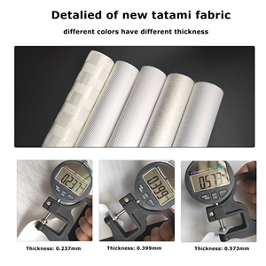 Tela Tatami de Alta Temperatura para Impresión <span class=keywords><strong>por</strong></span> Sublimación, Material de Película para Parches de Camisetas, Bolsas Escolares, etc., en Color Blanco Oscuro y Algodón - Product Image 4