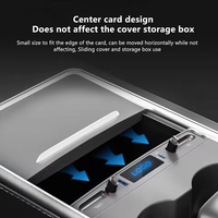 Kit intérieur en plastique pour Tesla Model 3/Y 2021-2023, 1 station d'accueil USB, 2 ports de charge rapide PD, concentrateur de chargeur de voiture multi-ports