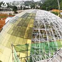 Diseño de Nave Industrial con Estructura de Acero Ligero y Techo de Domo de Alto Nivel