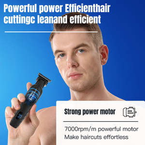 Tondeuses à cheveux professionnelles Barbes rechargeables Affichage LCD électrique <span class=keywords><strong>Tondeuse</strong></span> à tête d'huile pour hommes - Product Image 4