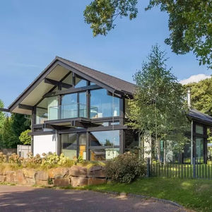 Cina all'ingrosso Hotel di lusso filippine case prefabbricate Villa casa di tronchi prefabbricata - Product Image 1