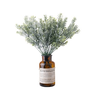 Plante d'eucalyptus artificielle CallaFloral, branche unique, verte, décoration intérieure, artisanat en plastique, décoration de mariage - Product Image 5